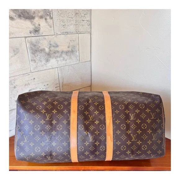 🔥SALE🔥LOUIS VUITTON KEEPALL 55 DUFFEL BAG MONOGRAM - Picture 6 of 16